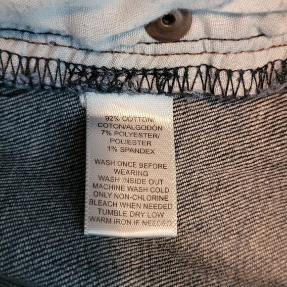 Loft Jeans Size 6 Low Rise Curvy Straight Medium Dark Wash Stretch Denim - Picture 4 of 10